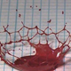 A typical blood spatter pattern. (Image: Midwest Forensic Research Center Database)